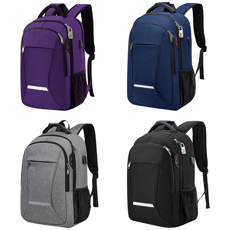 wholesale oem 15.6 17inch smart business notebook bags for women bagpack laptop back bag backpack for men with usb charging