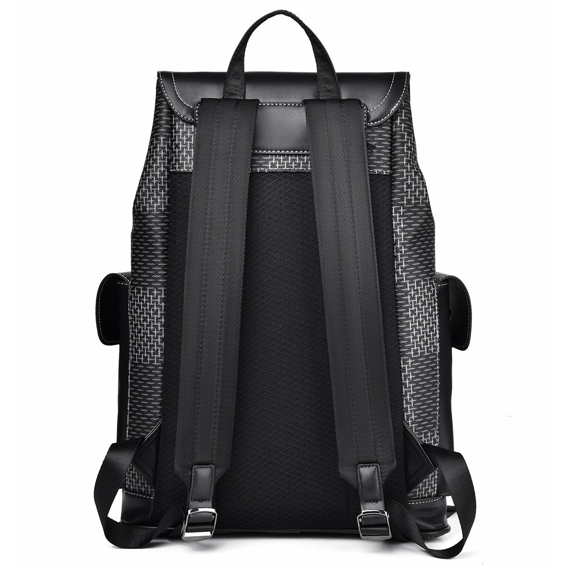 Custom LOGO MOQ10pcs Luxury Designer PU waterproof Travel bag large Capacity Outside Leisure laptop backpack for men