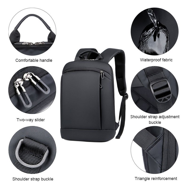 High Quality Waterproof Unisex Computer Rucksack Handbag Student School Bag Laptop Backpack for men