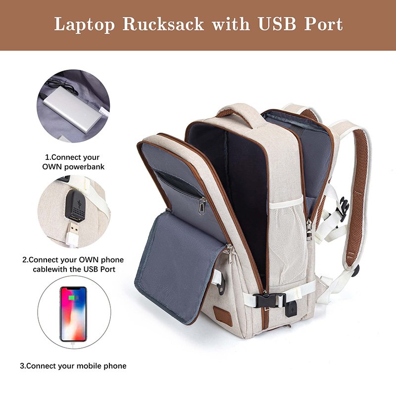 Hot Sale Custom Business 15.6 inch Laptop Backpack Computer Weekender Bag Knapsack Rucksack for Women Men Carry on Flight Travel