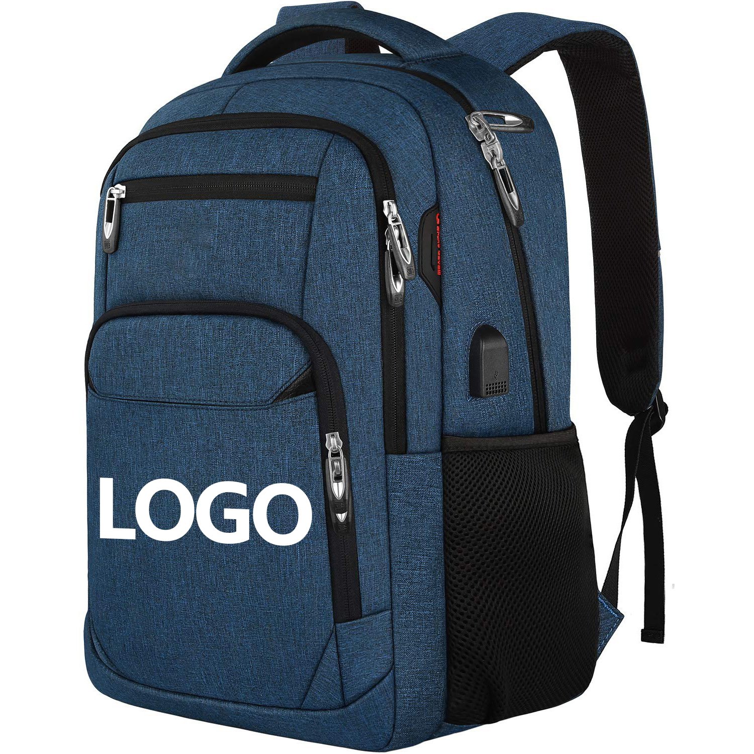customizable waterproof anti thief back bag bagpack with usb carry on rucksack smart laptop backpacks mochilas