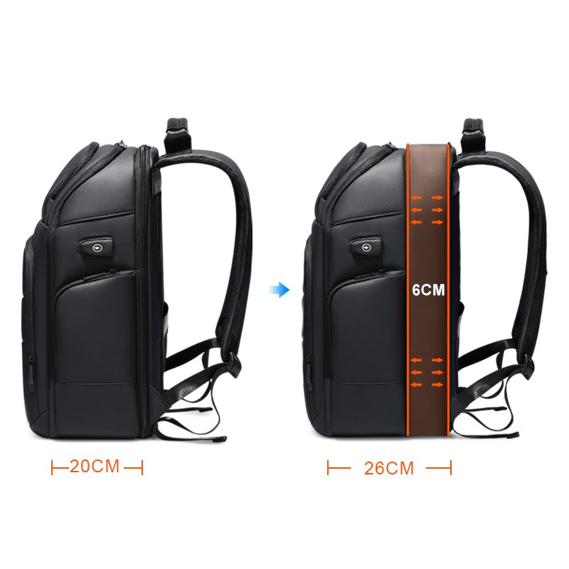 Water Resistant 15.6" Laptop with USB Charging Port Large Daypack Business Luggage Backpack for Men Women