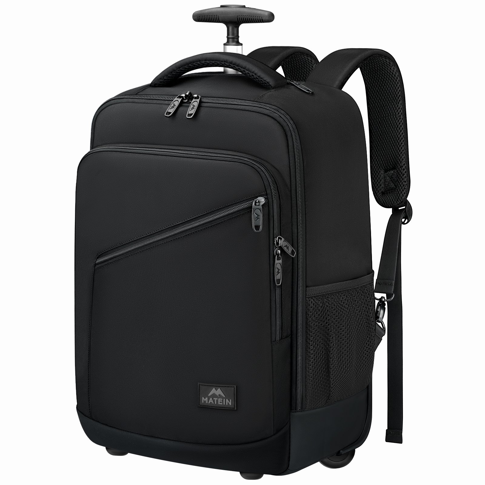 Custom Travel Laptop Backpack for Men Women Large Wheeled Backpack 17 inch Rolling Backpack