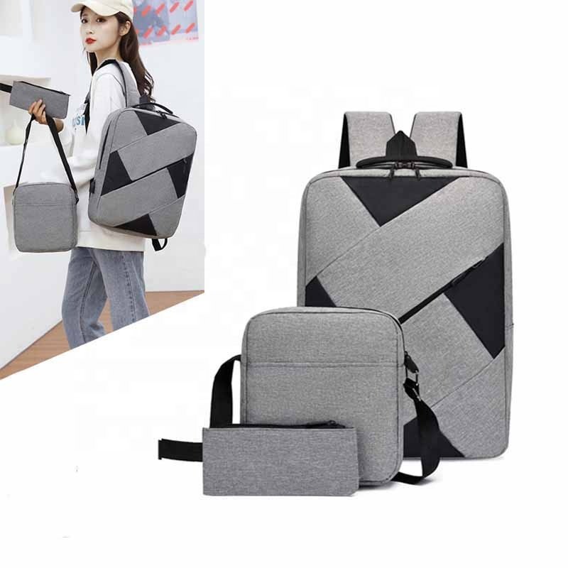 Wholesale Laptop Backpack Set 3pcs Waterproof School Backpack Bags Computer Bag Set