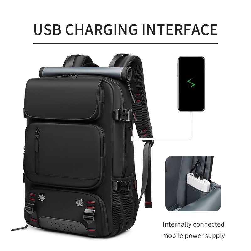 Multiple Usage Outdoor Travel Backpack Carry On Casual Backpack with USB Charging Port Design Waterproof Custom Laptop Backpacks