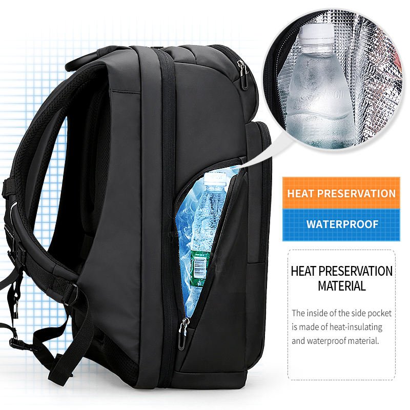 Mark Ryden Laptop Backpack with USB Chargingport 17 Inch Large Capacity Water Repellent Sport bags for laptop MR7080D-B