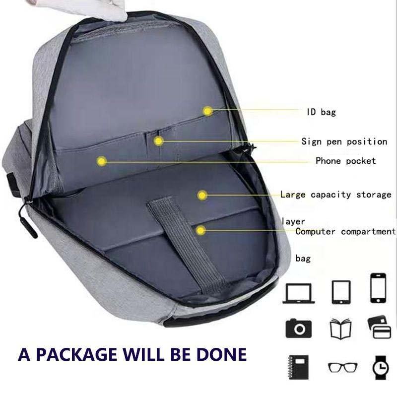 Usb Business Laptop Bag 2024 Factory Discount Hot Sale Large Capacity Backpack Men's Laptop Backpack Laptop Bags