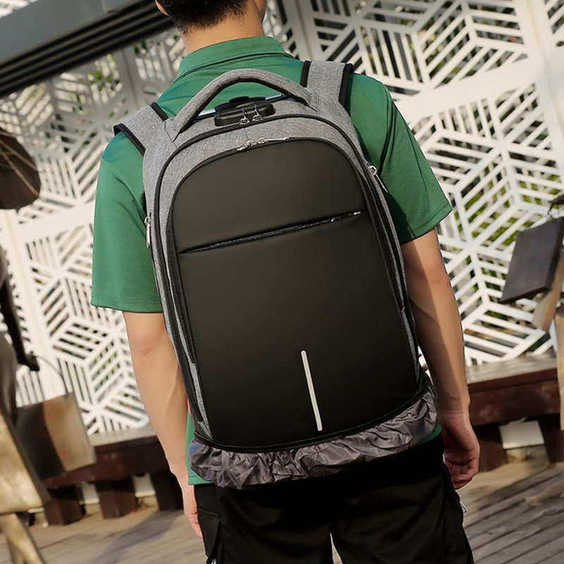 Hot Style Outdoor Unisex Multi-functional Water-resistant Fabric Laptop trolley business rolling backpack with wheels for travel