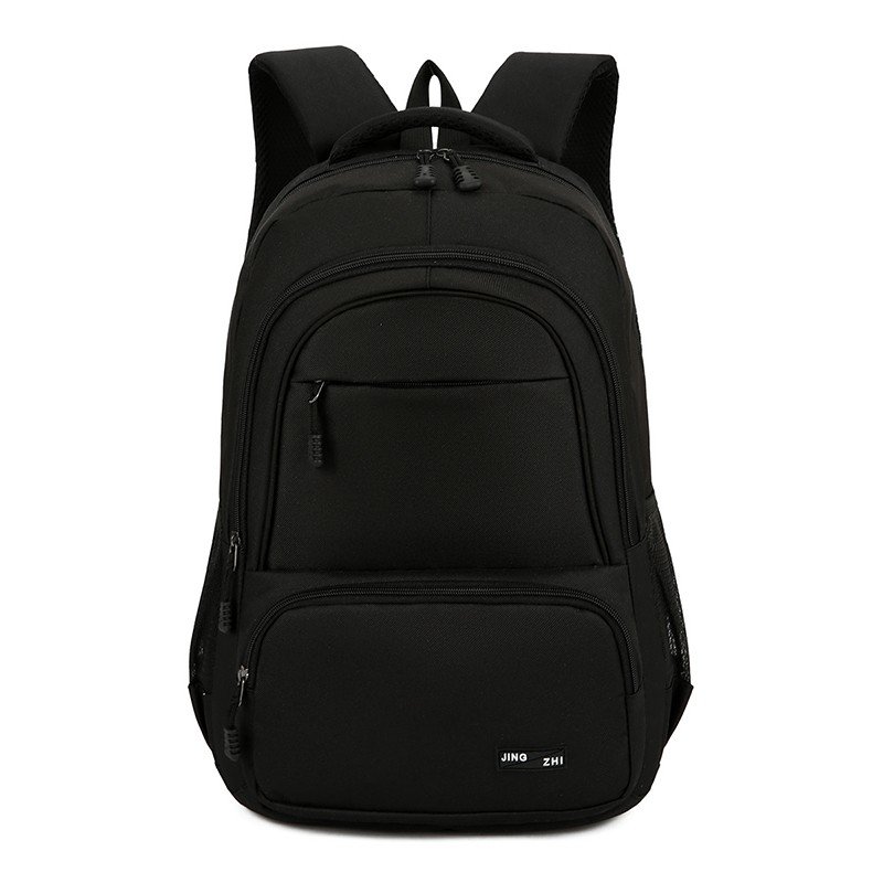 Custom logo men women black school backpack Mochila de la escuela negra oxford travel leisure laptop backpack