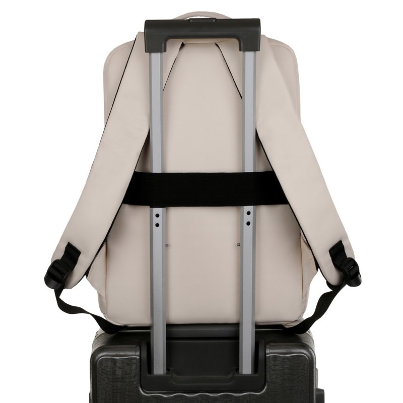 Fashion High Quality Waterproof Pu Leather School Bag Computer Travel Laptop Backpack Blank