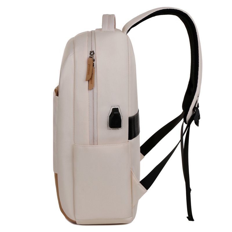 Fashion High Quality Waterproof Pu Leather School Bag Computer Travel Laptop Backpack Blank