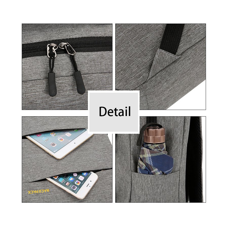 Wholesale Laptop Bag backpack School Bags Three-piece USB Charging Port Custom Logo Laptop Backpacks