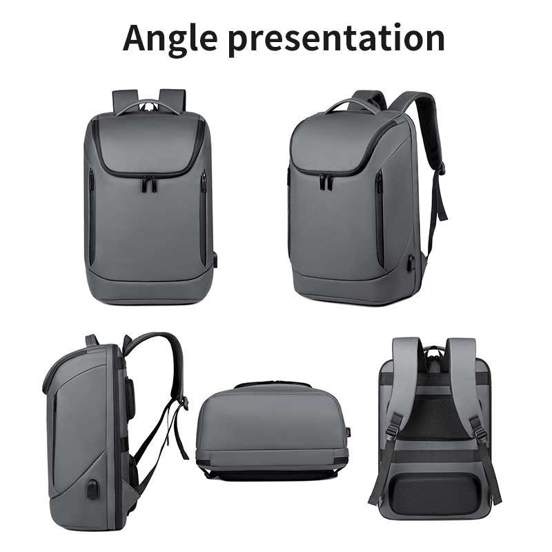 Business Laptop Waterproof women's men's big black travel Backpack with usb computer bag bookbag for school rucksack School bags