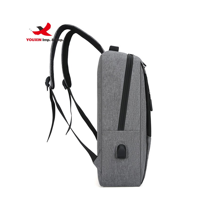 New Style Student School Backpack Three Piece Set Outdoor Men Computer Backpack With USB Charging Port