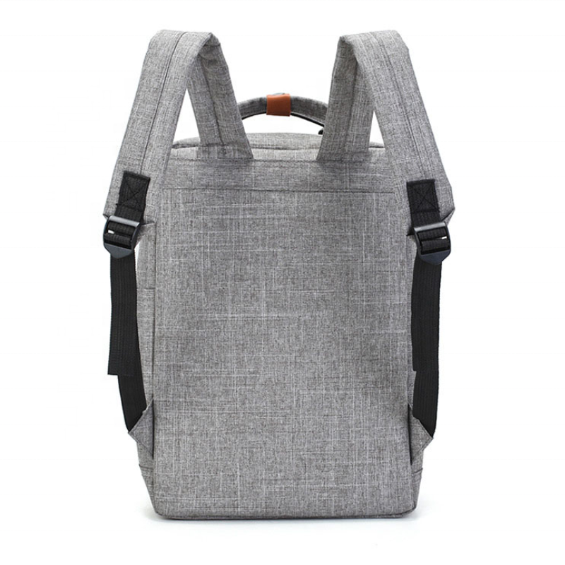High Quality Grey Custom Fashion 15.6 Inch Laptop Bag 3 PCS Business Men USB Laptop School Backpack Set