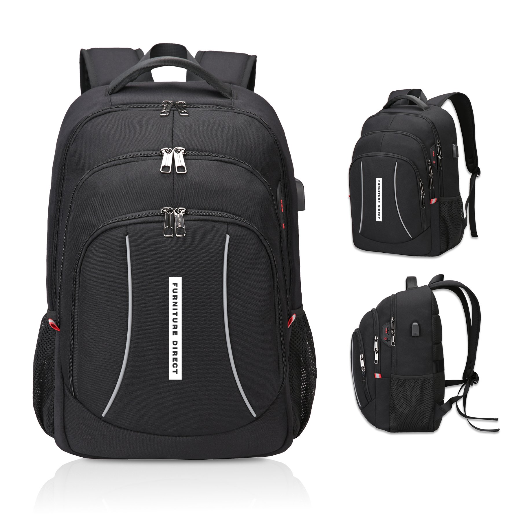 Man Business Waterproof laptop backpack bag men laptop usb school student backpack bags