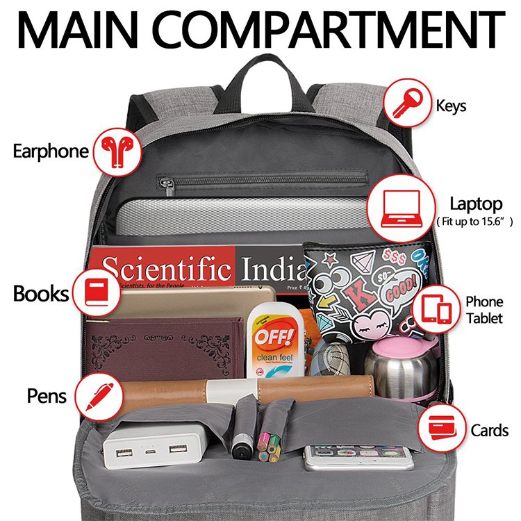 Best Price business casual backpack factory customization fashion custom laptop backpack