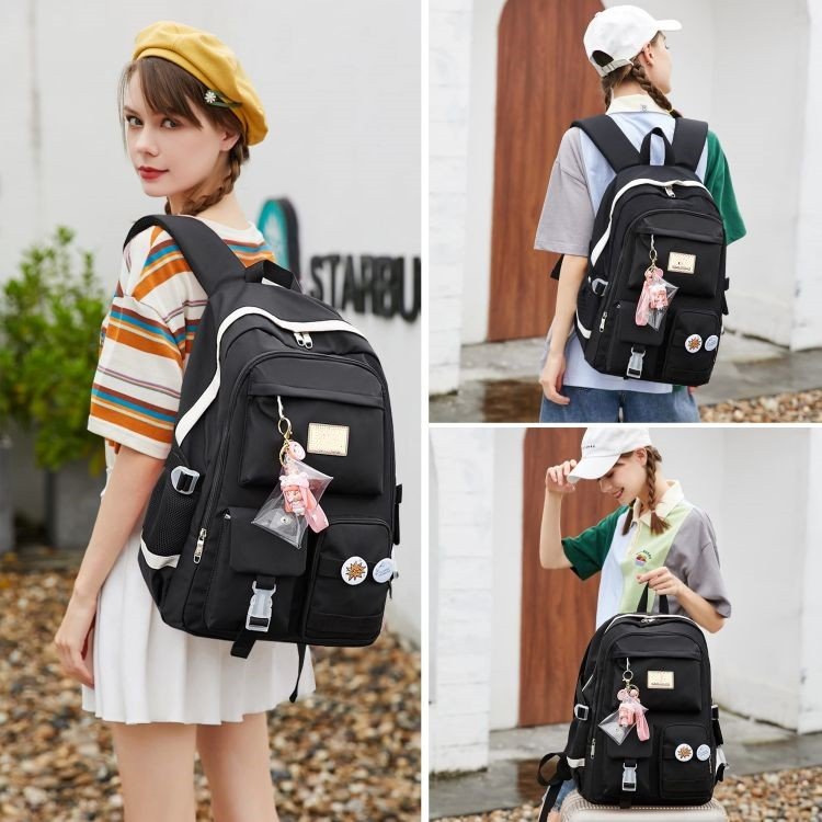 Laptop Backpacks 15.6 Inch School Bag College Backpack Anti Theft Travel Daypack Large Bookbags For Teens Girls Women Students