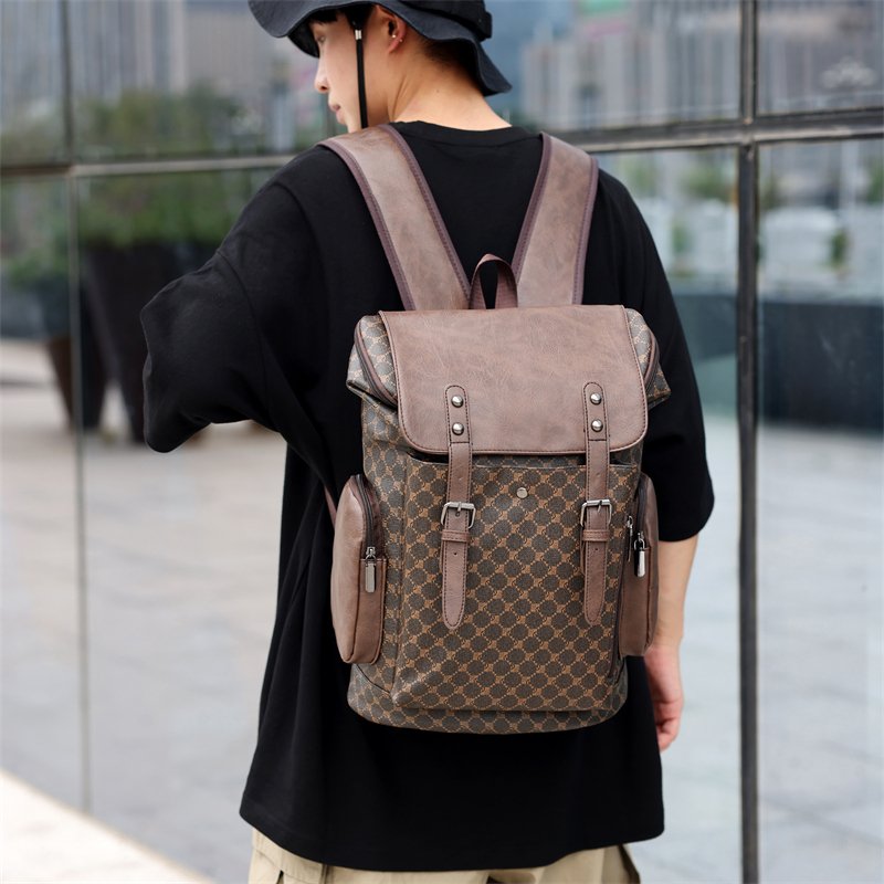 2024 Custom Leather Backpacks Laptop Business Travel Backpack Large Capacity Wholesale Best Sellers Bags For Unisex