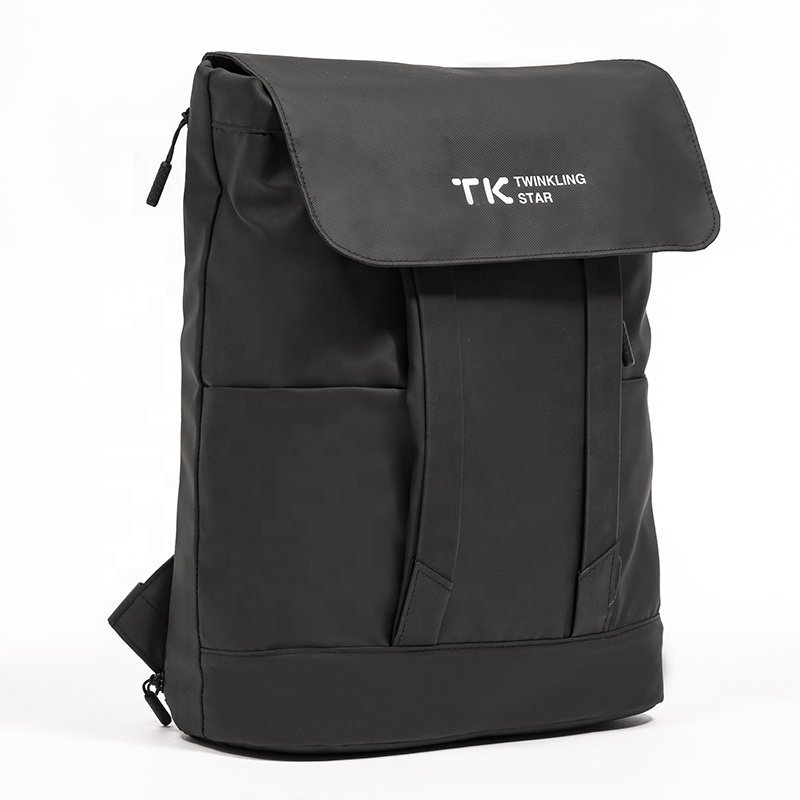 Twinkling Star Casual Fashion Laptop Waterproof Oxford Men's Black Travel Backpack Computer Bag Bookbag For School Rucksack