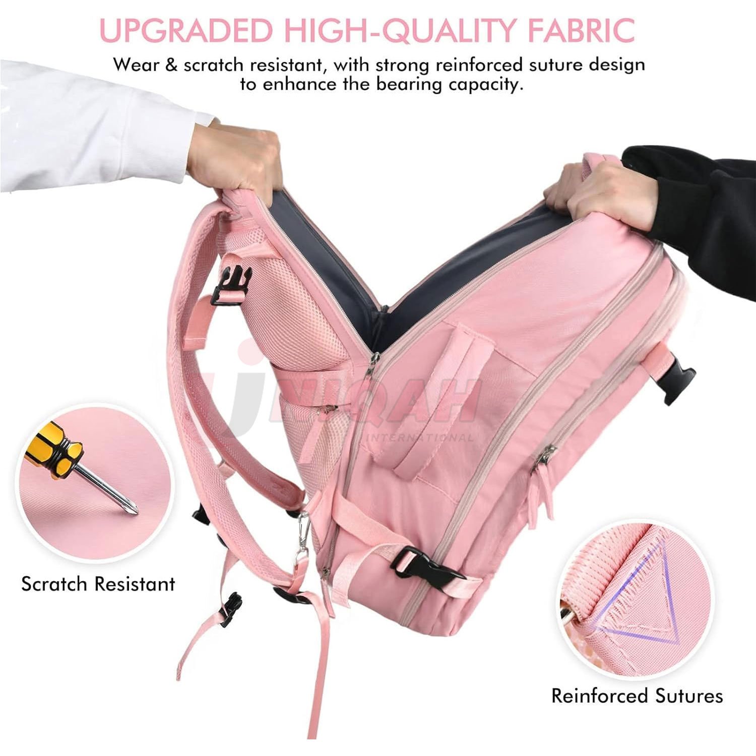 Large Travel Backpack for Women,40L Carry Backpack for Airlines 17 inch Laptop Backpack Waterproof Gym Bag Travel