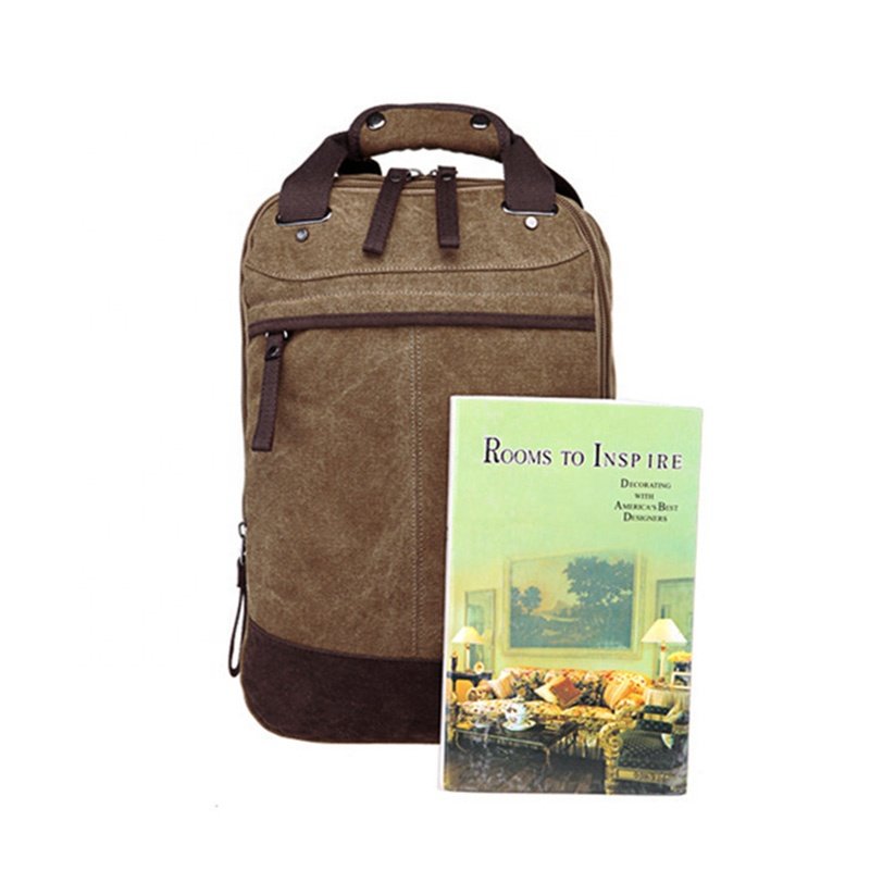 Wholesale travel blank vintage custom student canvas unbranded laptop bags backpack mens for laptop