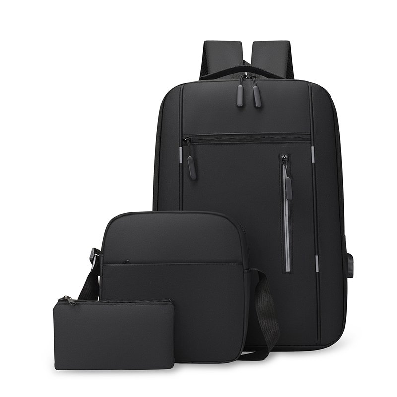 Custom Logo Fashion Travel 3 Pcs In 1 Back Pack Set Backpack Pen Bag Cheap Business Laptop Backpack School Bags Set Of Backpacks