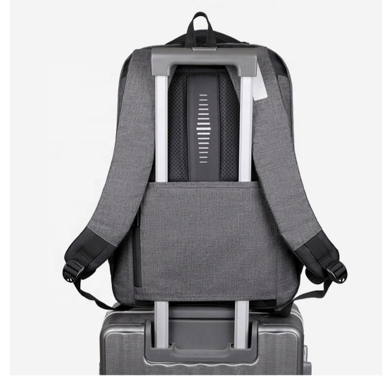 Wholesale Factory Custom Logo Waterproof Computer Bag Laptop Backpack Business Travel Hiking Backpack with USB Charging Port
