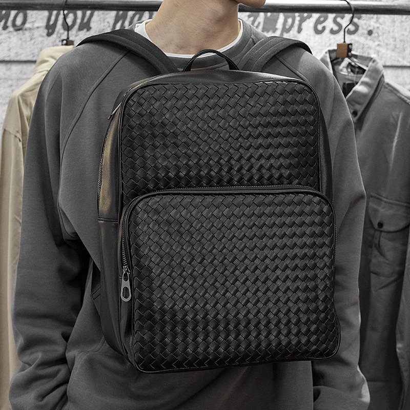Pu leather backpack bag for men unisex wholesales custom man laptop bags travel computer laptop backpacks bag for women men