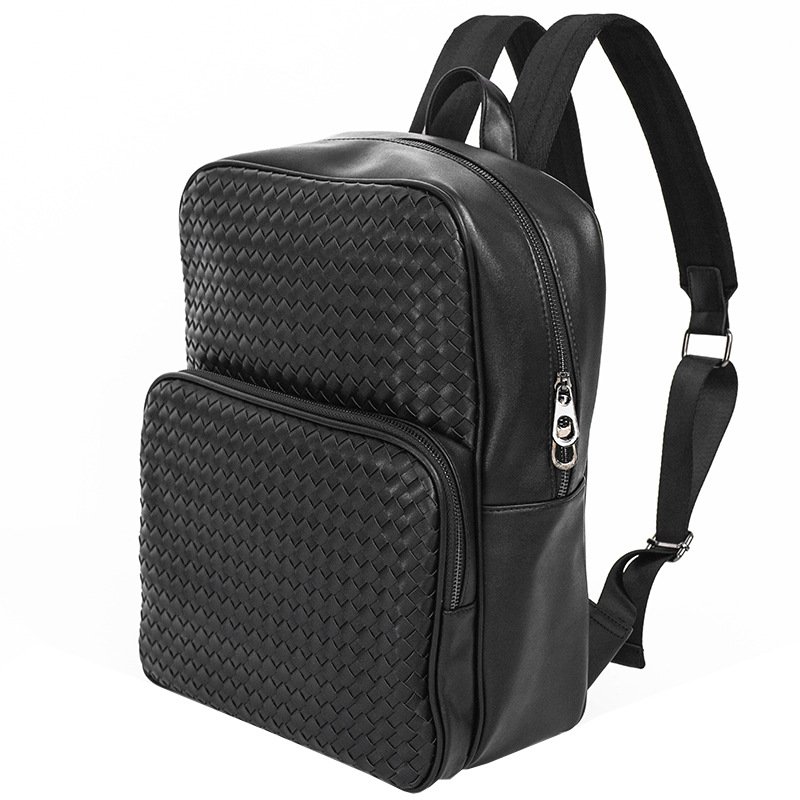 Pu leather backpack bag for men unisex wholesales custom man laptop bags travel computer laptop backpacks bag for women men
