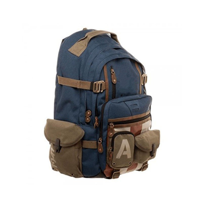 Wholesale Custom Waterproof Laptop Bags backpack Marvel superhero 4 Captain Marvel Backpack Peripheral Student Schoolbag