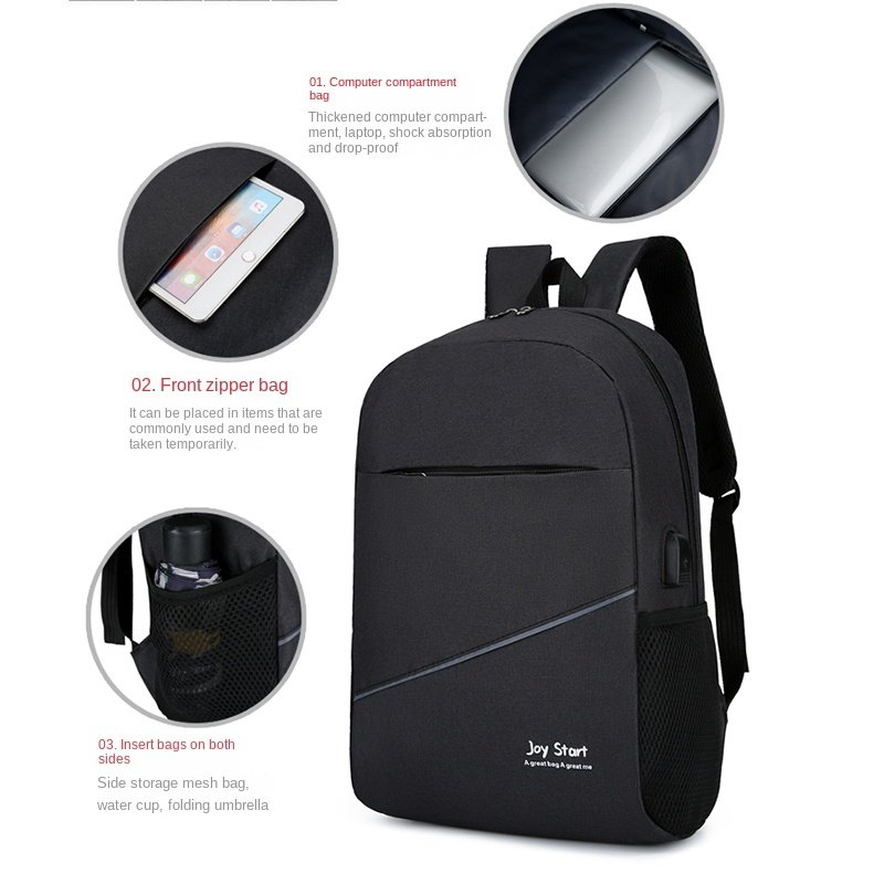 Wholesale Unisex Zipper Closure School Backpack Set Waterproof Laptop Bag and Polyester Lined School Bags for Students