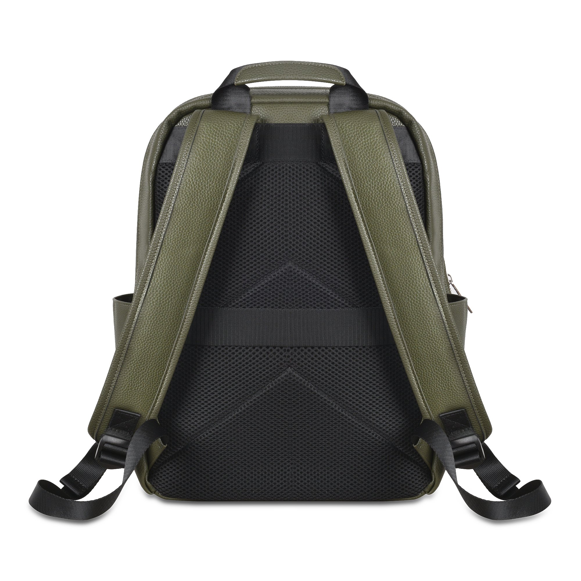WIWU Wholesale Laptop Backpack for Women Eco-friendly PU Leather Backpack 14 inch Lady Notebook Backpack with front Pocket