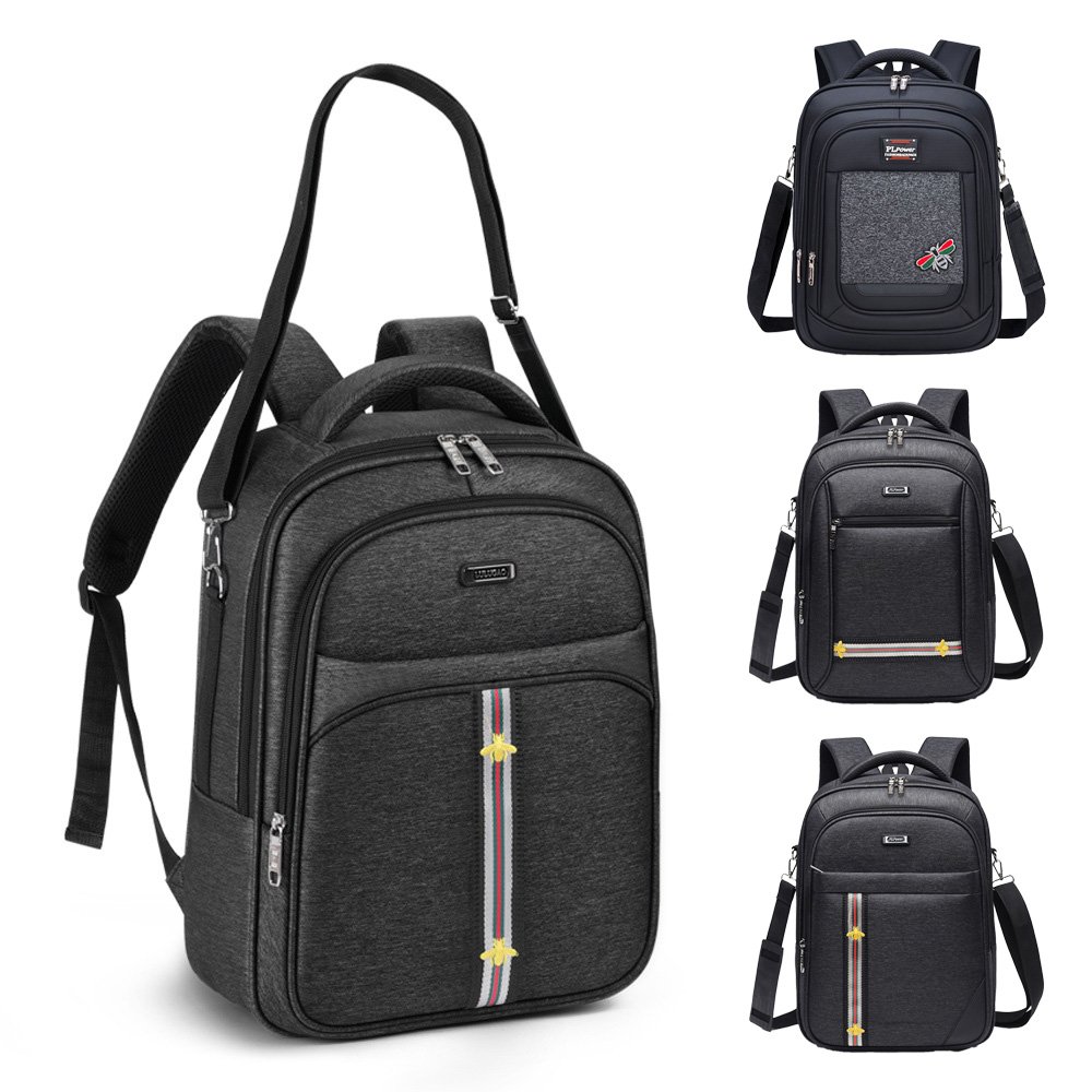 High Quality USB Waterproof Notebook Wholesale Unisex Polyester Laptop Bag Travel School Laptop Backpack