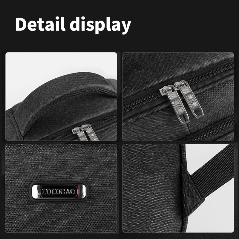 High Quality USB Waterproof Notebook Wholesale Unisex Polyester Laptop Bag Travel School Laptop Backpack