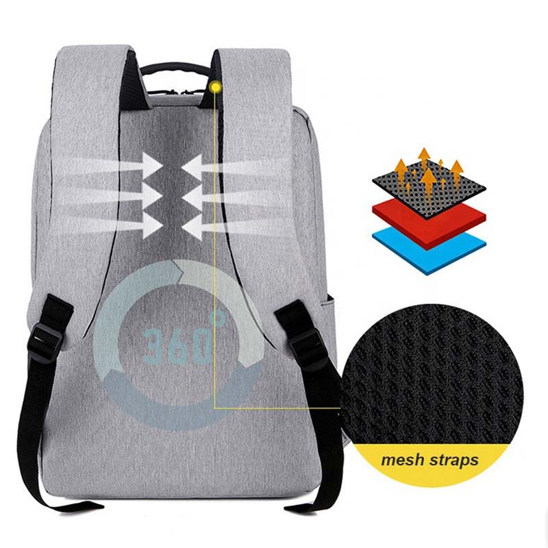 Wholesale Custom Multifunctional Business Laptop Backpack With Usb Charging Casual College School Bookbag For Man
