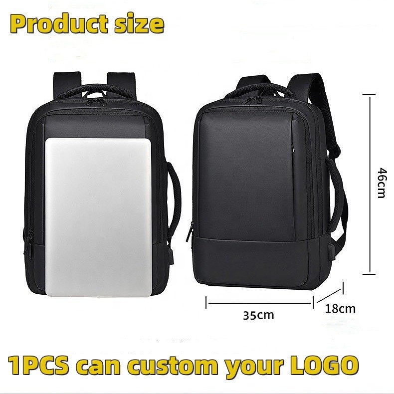 High quality New expandable computer backpack large capacity travel backpack for mens business bag 17.3inch backpack for men