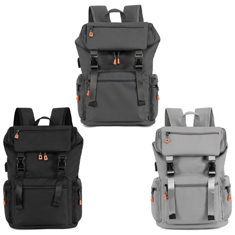 Fashion design good quality business knapsack backpack usb charging backpack school bag with OEM custom logo