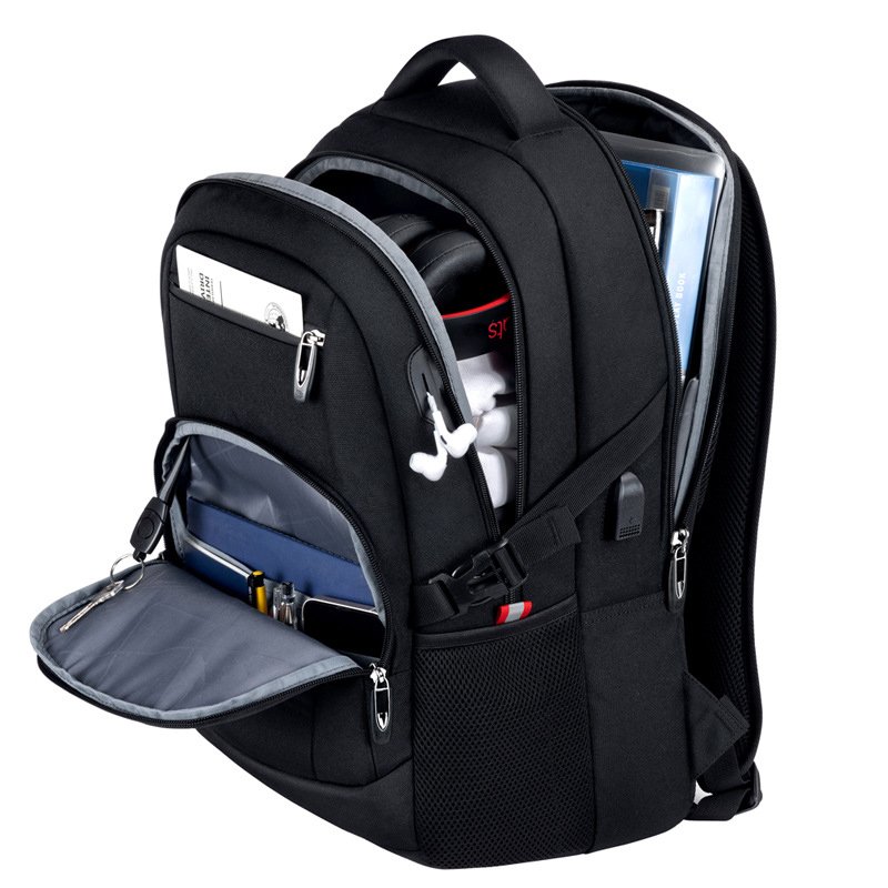 Custom laptop-rucksacke camping Carry on Backpack with usb waterproof college student school bag