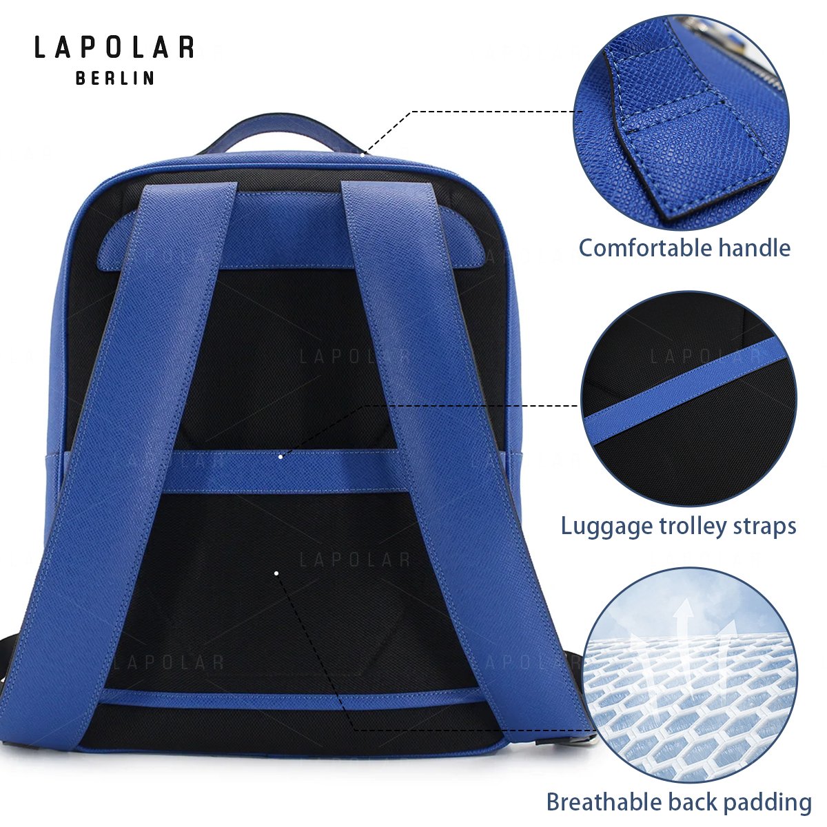 LAPOLAR wholesale new hot sell design fashion custom waterproof travel men backpack casual sports laptop backpacks