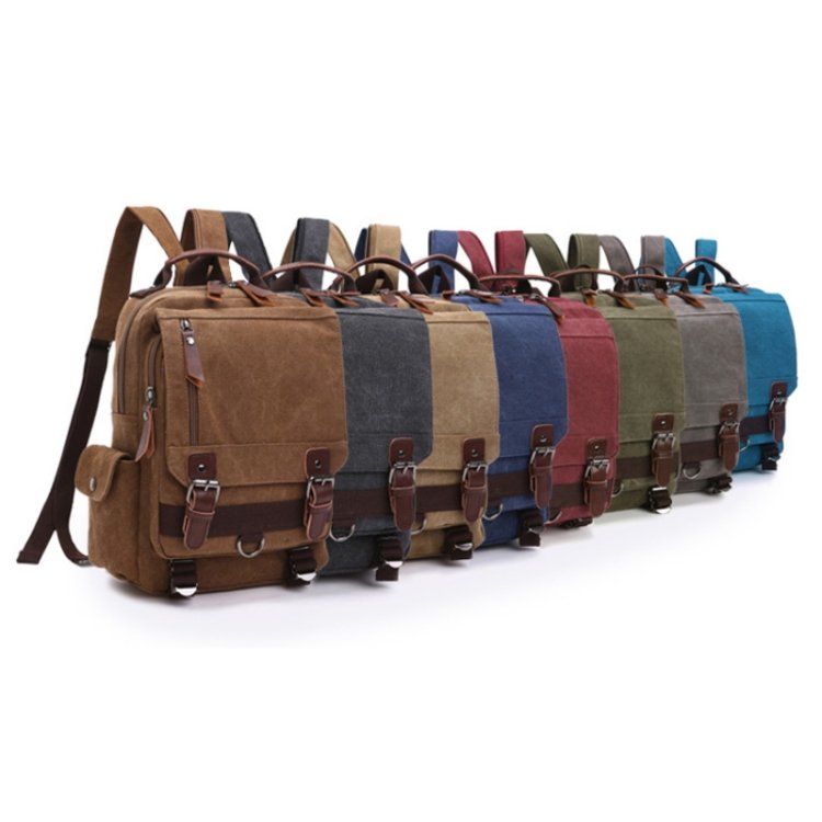 Factory Price Outdoor Travel Messenger Canvas Chest Bag Laptop Backpack Outdoor Travel Hiking School Bag