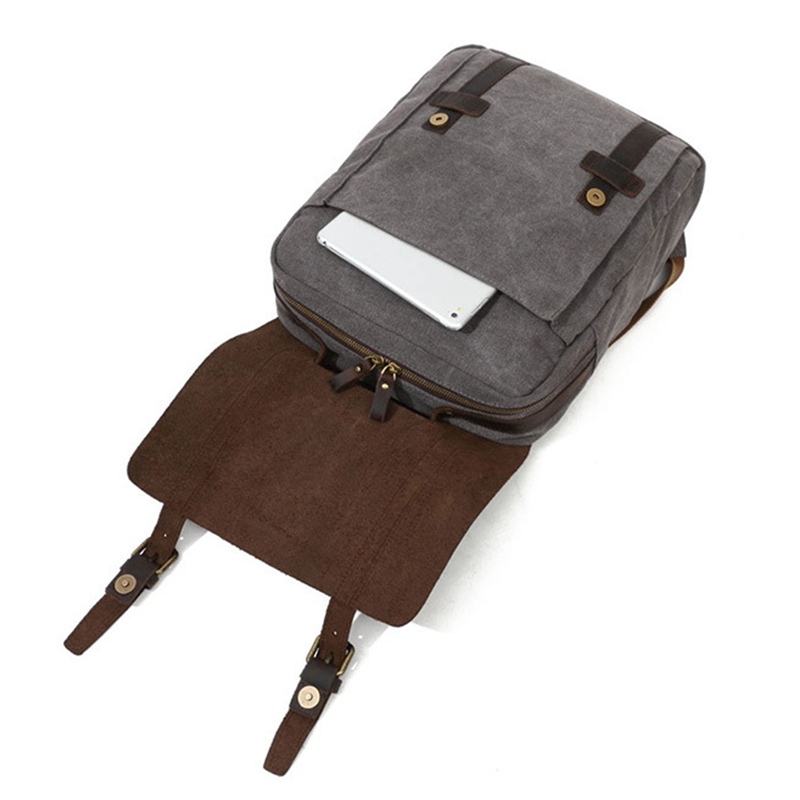 Business Backbag For Men Laptop Backpack Fashion Travel Backpack Womens Fashion Casual Canvas Men Rucksack Packs Back Bag