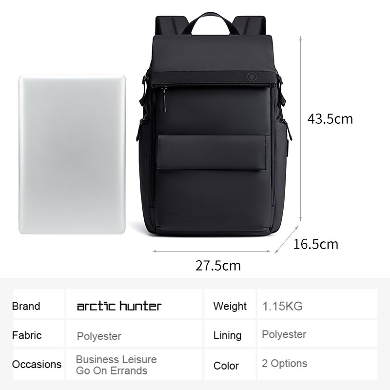 Arctic hunter USB Charger men's Backpack Smart Laptop Backpack Bag new custom laptop backpack mochila zaino sac a dos