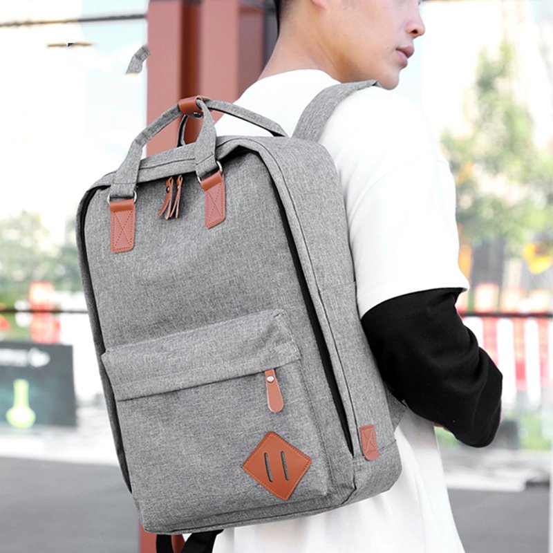 New Backpack Men's Korean Travel Leisure College Student bag pack Three Piece Set Fashion Multifunctional laptop Backpack