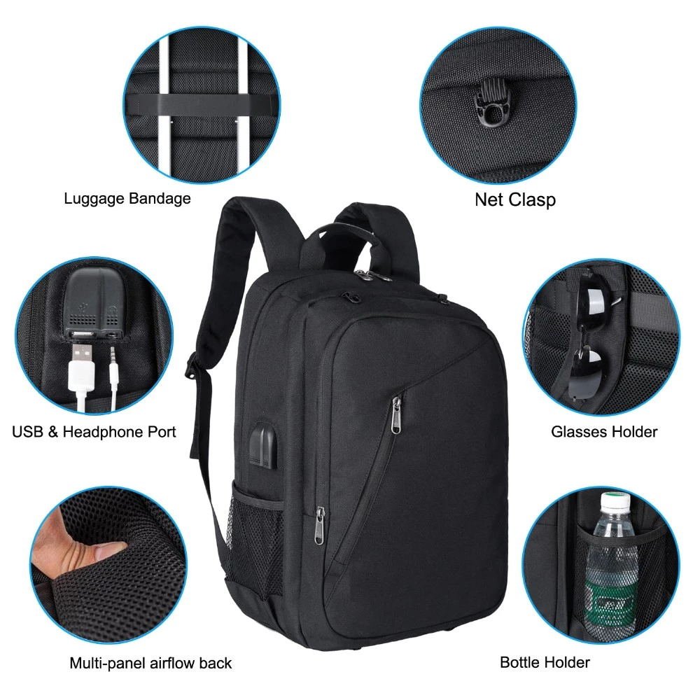 High Quality Laptop Backpack School Backpacks for Men with USB