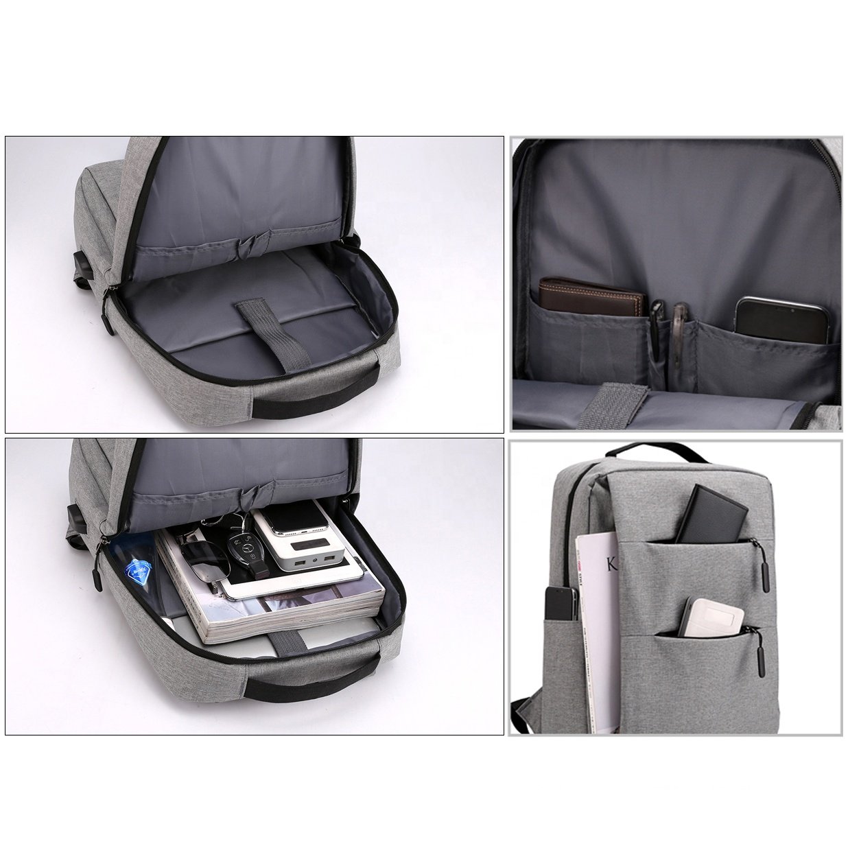 New Designer Backpack Office Nylon Custom Logo Anti Theft College Travel Business Waterproof Laptop Backpacks