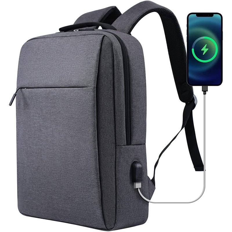 Wholesale Travel Backpacks 17 Inch Laptop Backpack College Computer Bag with USB Charging Port