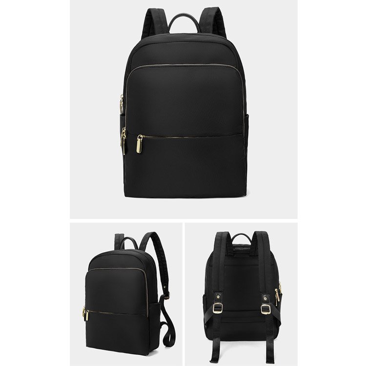 High Quality Women Nylon Business Laptop Backpack Bag Overnight Travel Bag for Women