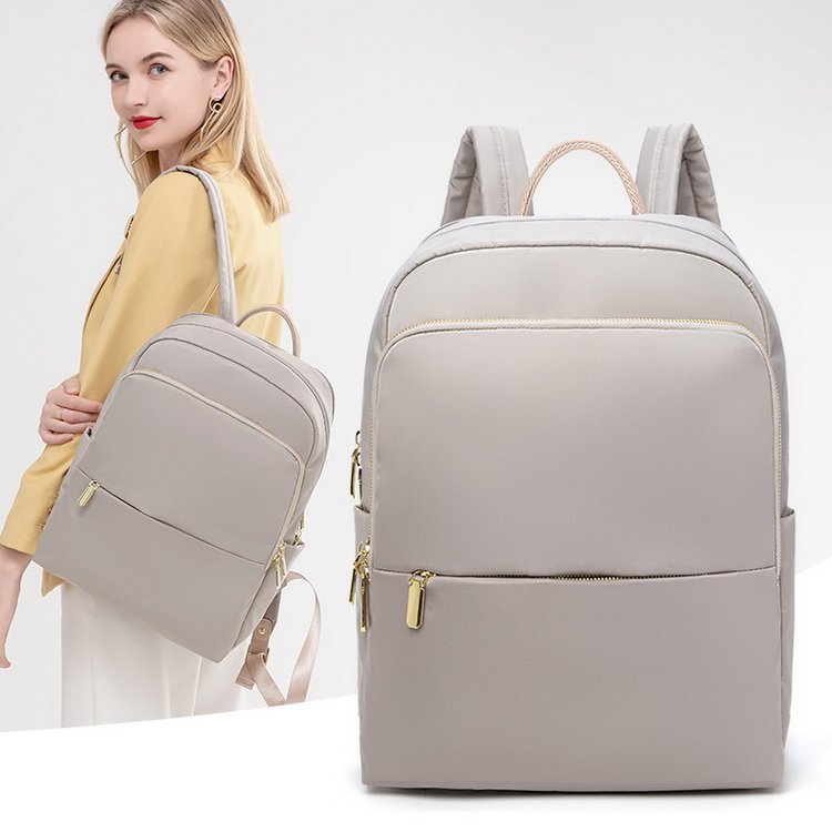 High Quality Women Nylon Business Laptop Backpack Bag Overnight Travel Bag for Women