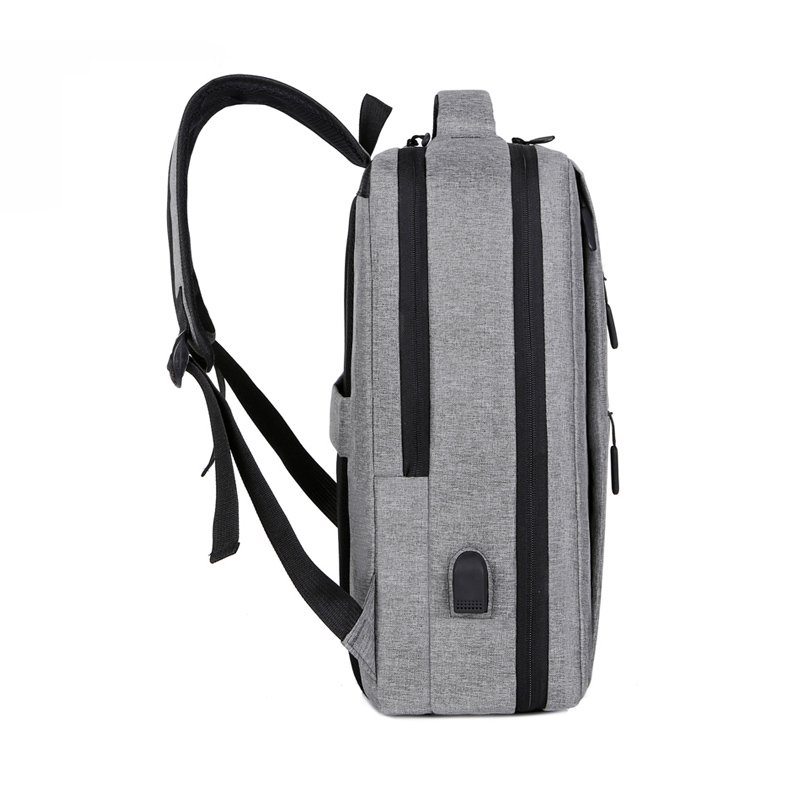OEM European Market Polyester School Bags Travel Business Laptops Backpack With USB Charger Port